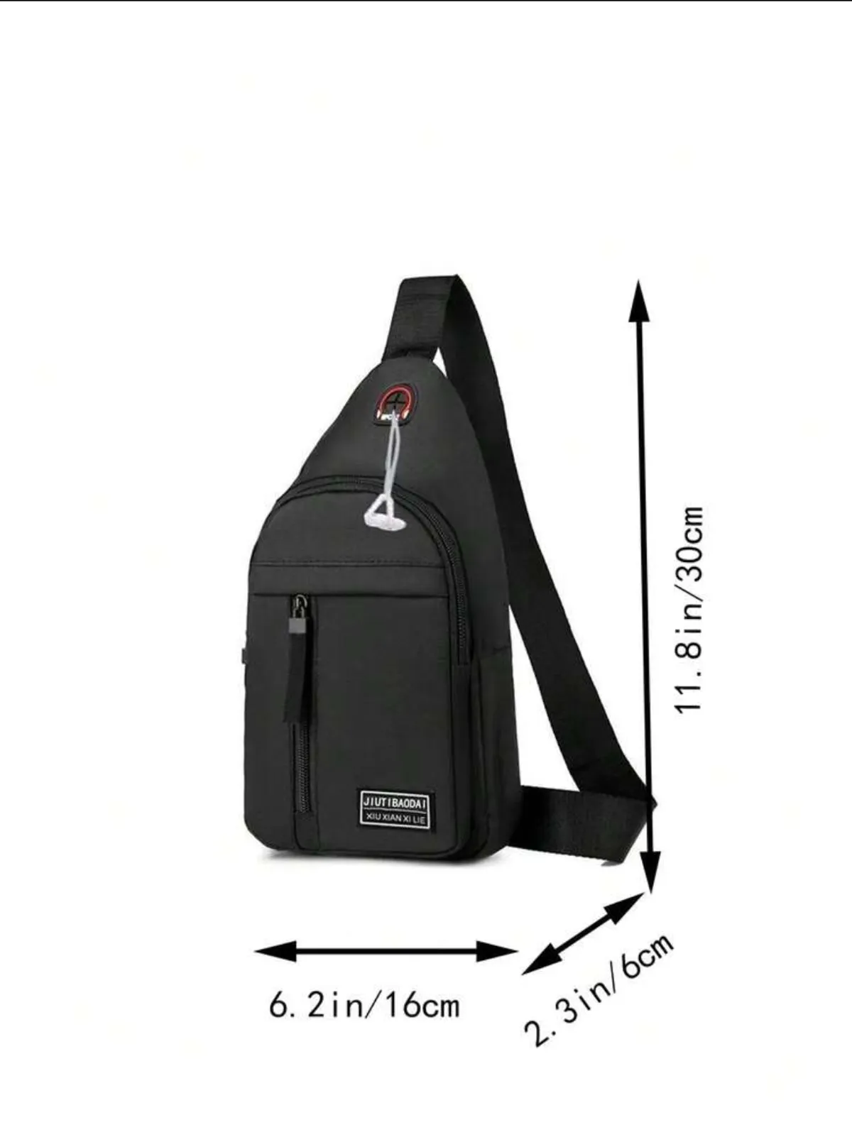 New Men's Casual Canvas  Backpack and Chest Bag Designed for Sports and Travel.