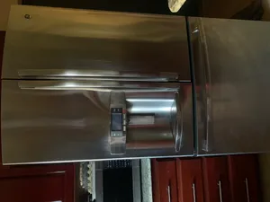 3 door GE refrigerator