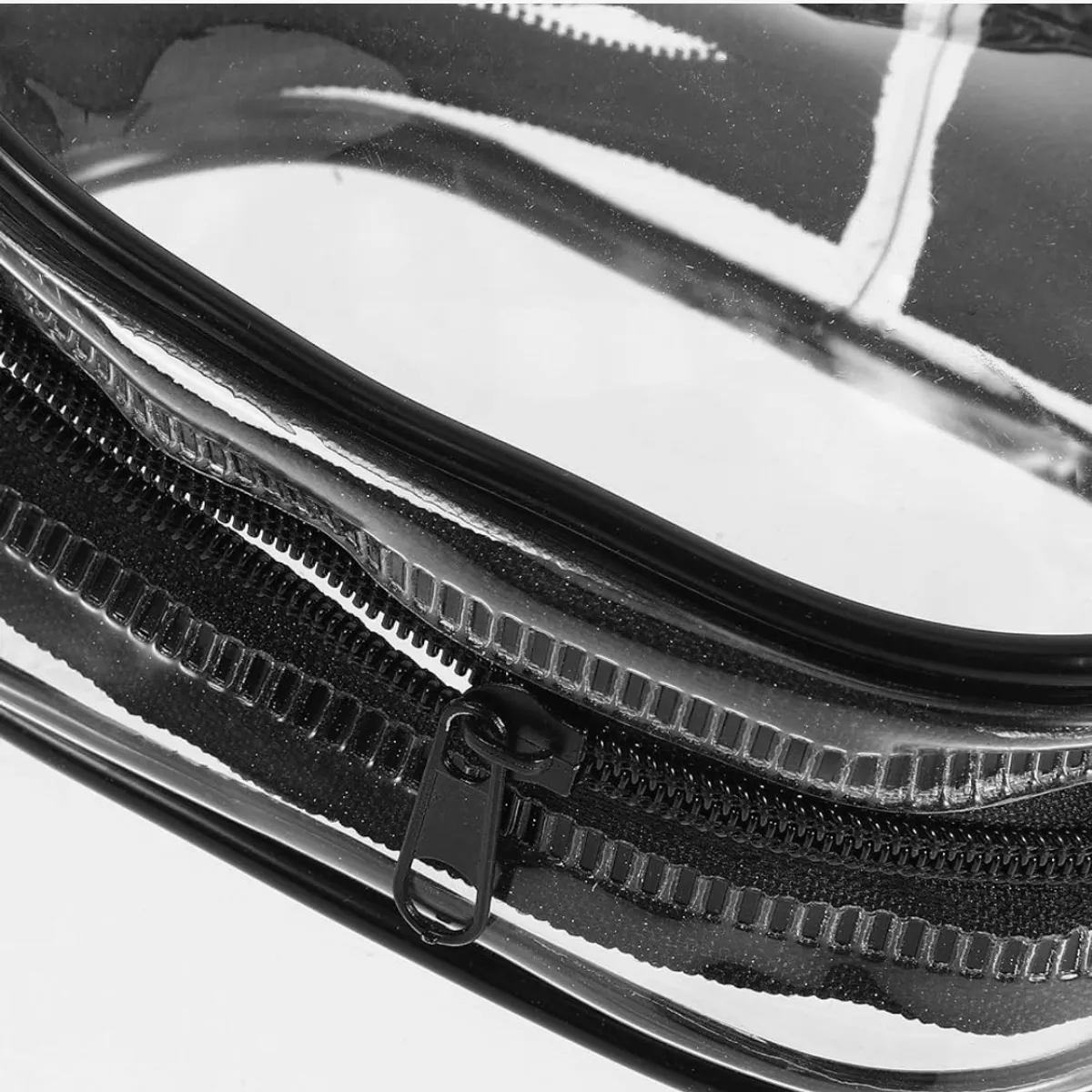 Small Travel Cable Organizer Pouch with Lobster Clasp, Black