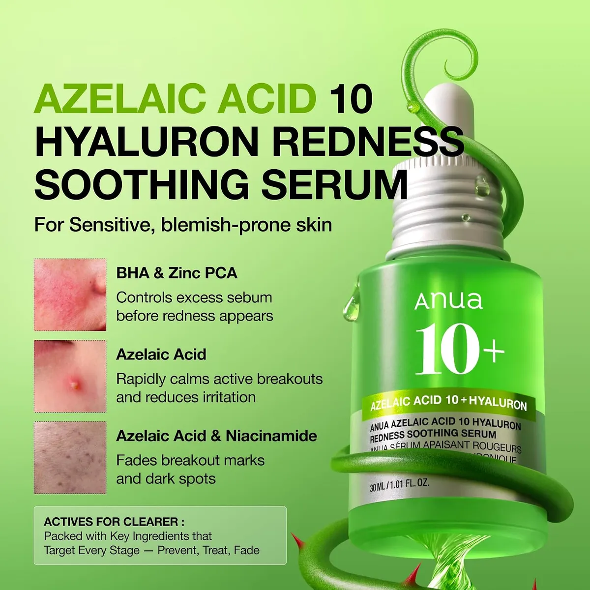 Anua Azelaic Acid 10+, 30ml