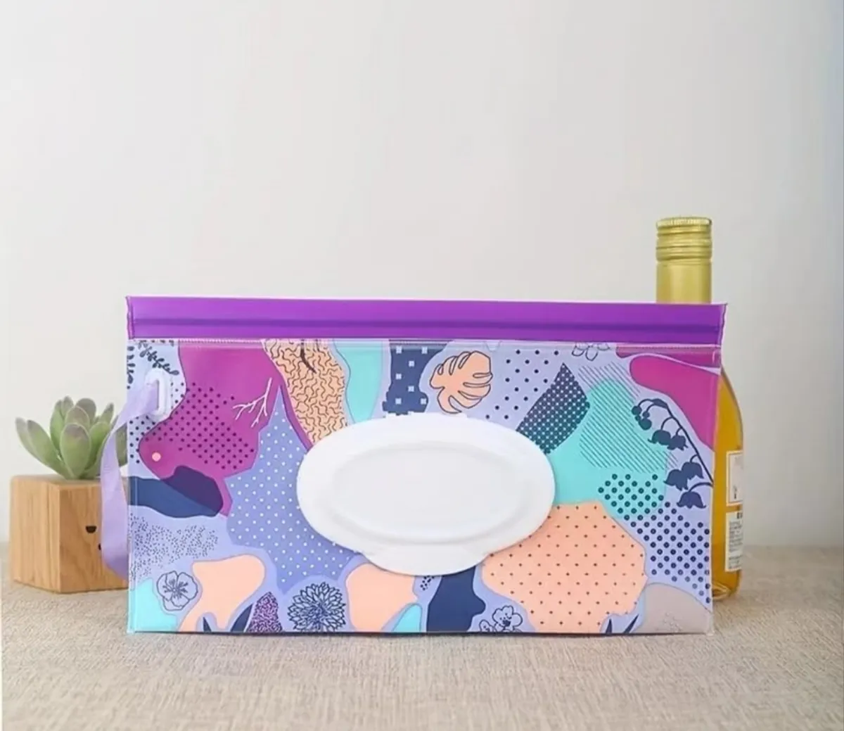 2PCS /Set Wipes Containers, Reusable Portable Wet Wipe Pouch