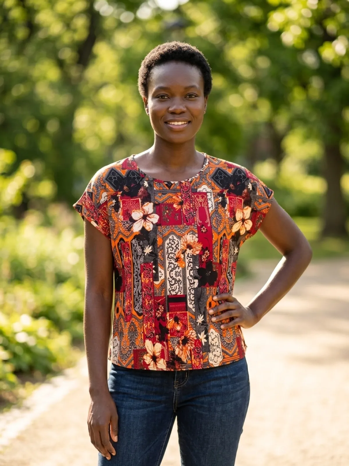 Women’s Lightweight Casual Work Blouse Three Piece Set. Size xl.