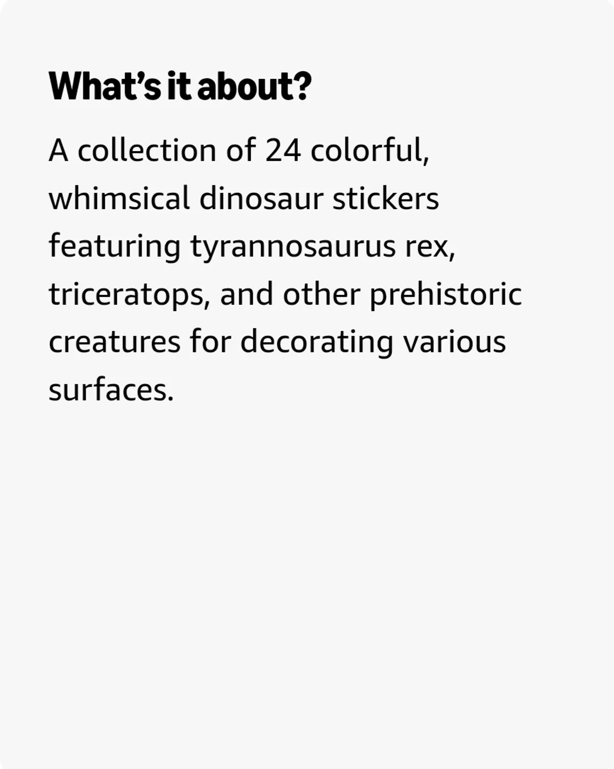 Little Dinosaur Stickers (Dover Little Activity Books: Dinosaurs)