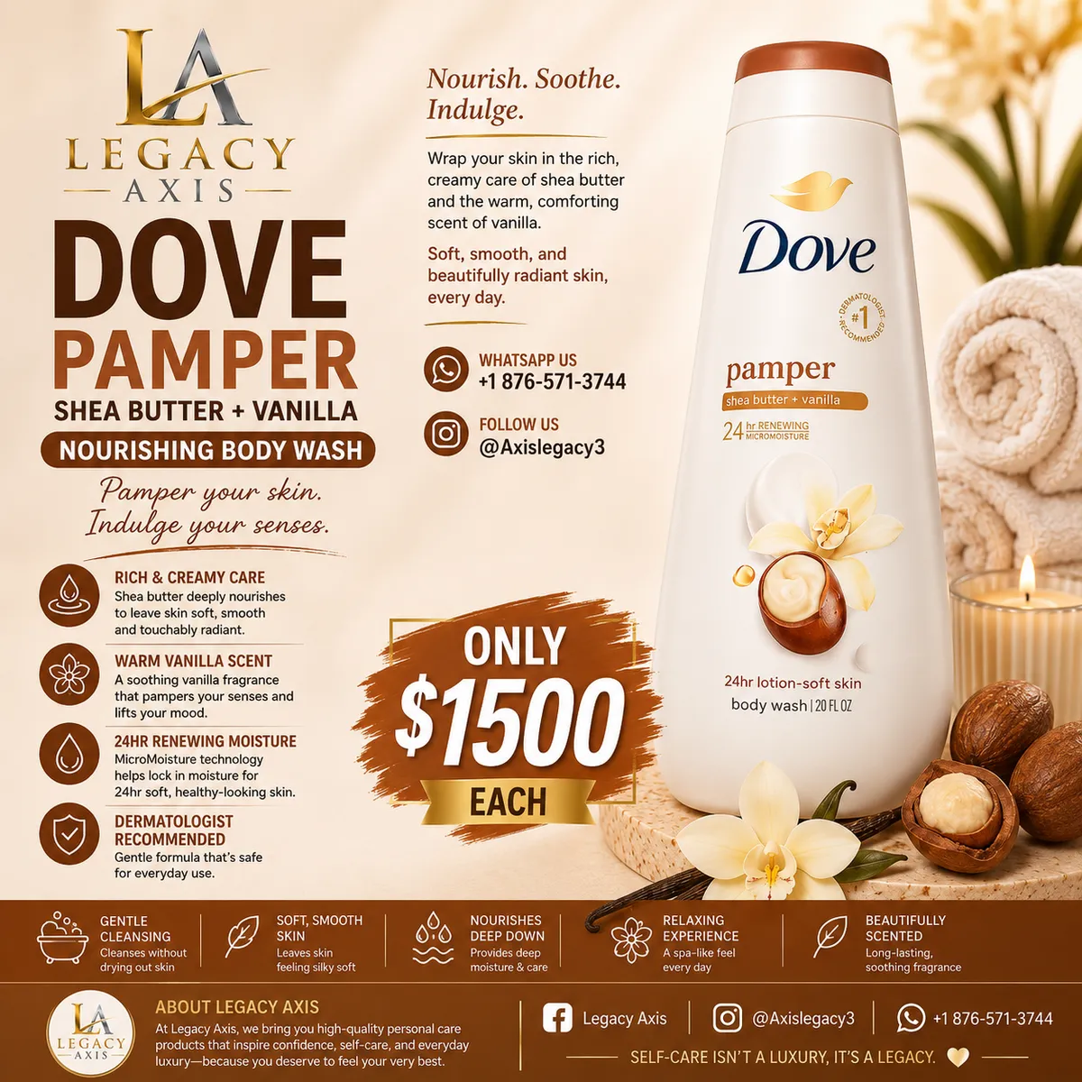 Dove Moisturizing Body Wash