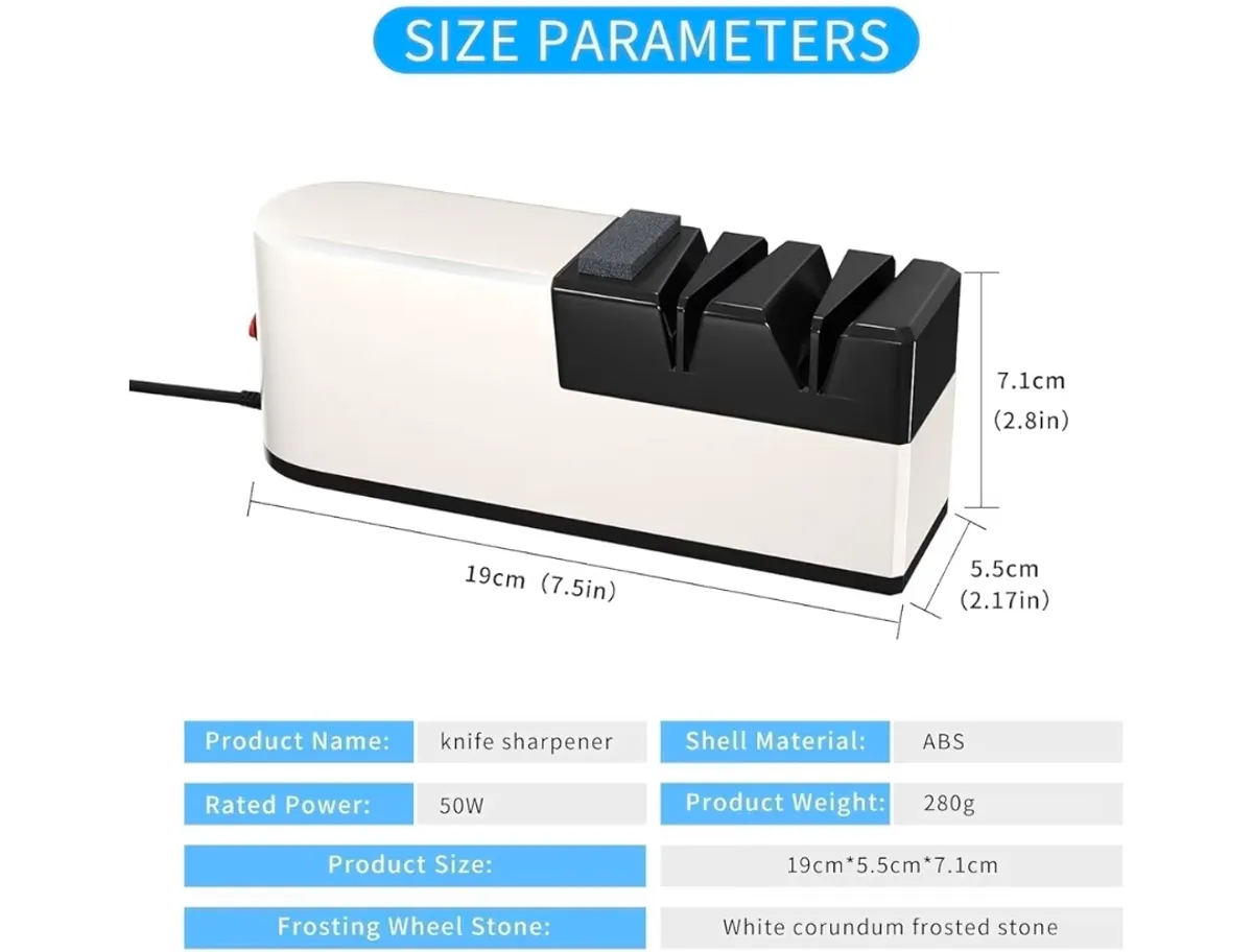 Electric 5 in 1 knife sharpener