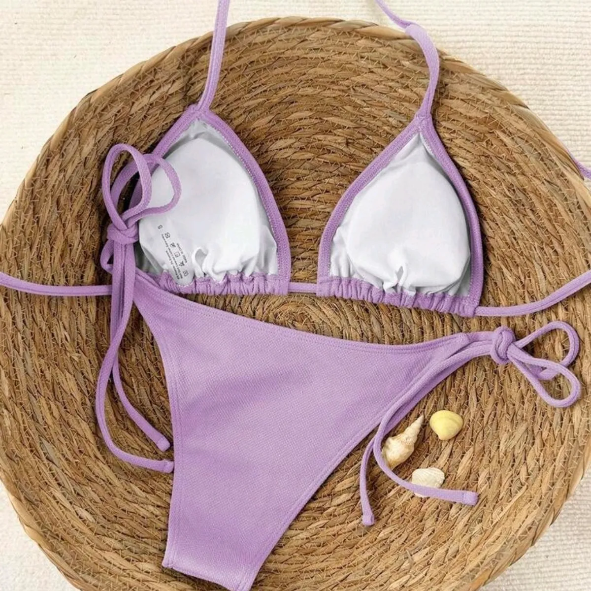 Women's Purple Bikini Set-Size L