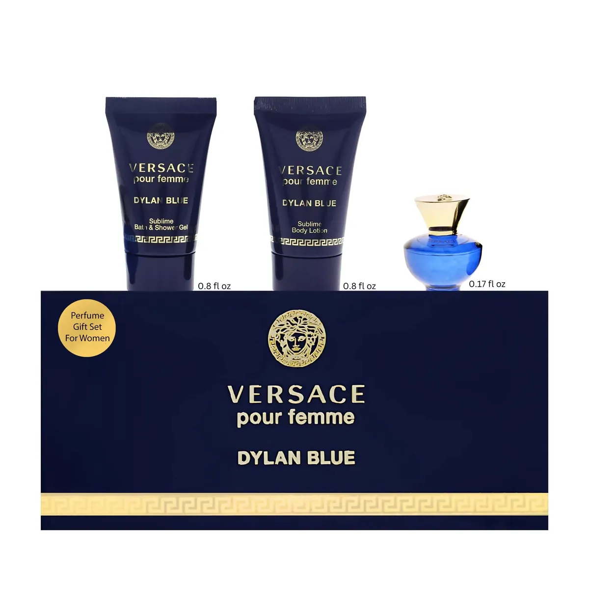 Versace Pour Femme Dylan Blue 3-Piece Gift Set for Women