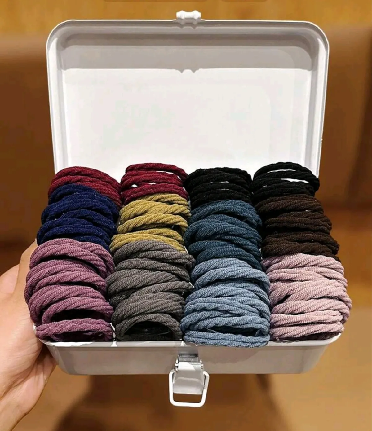 50PCS /Set Elastic Durable Hair Ties Style Colorful Hairbands Hair Accessories