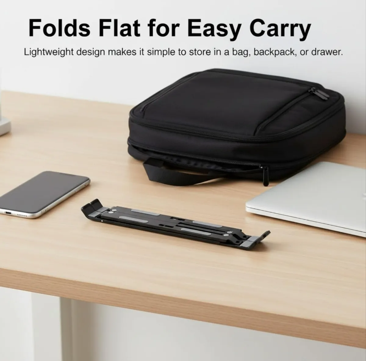 7-Level Adjustable Aluminum Alloy Laptop Stand – Computer Stand Portable Office Desktop Support