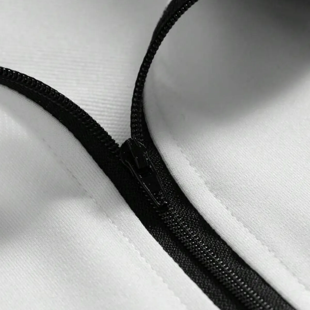 Men Letter Graphic Colorblock Fashion Polo Black/White Zip Shirt - Size S
