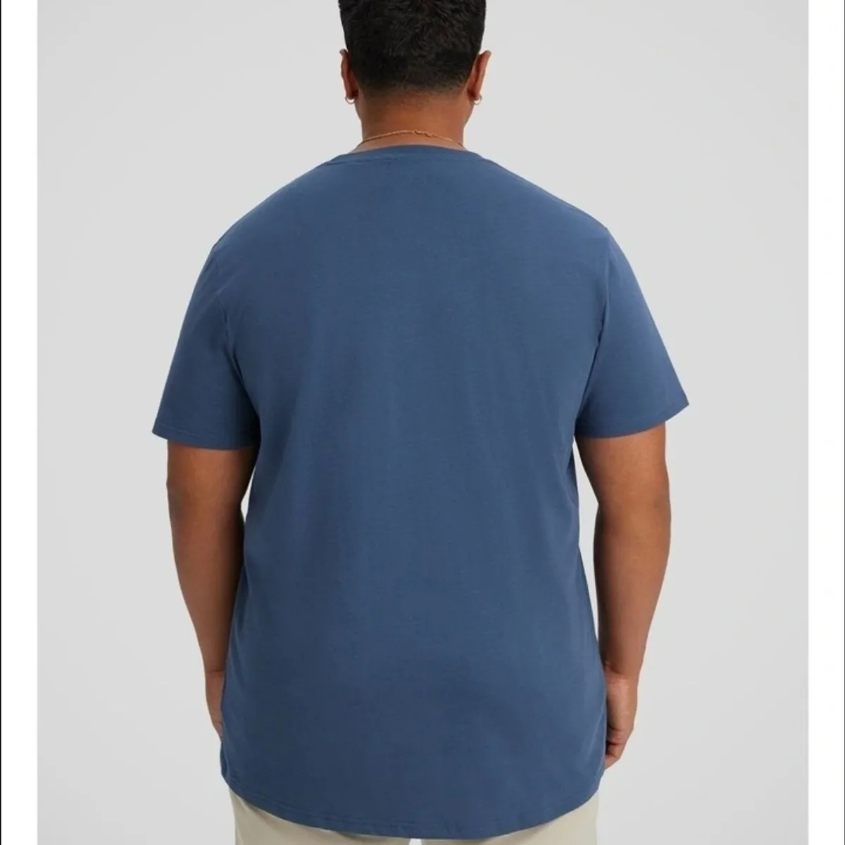 Old Navy men's Crew Neck Basic T-Shirt -Size L, Navy Blue