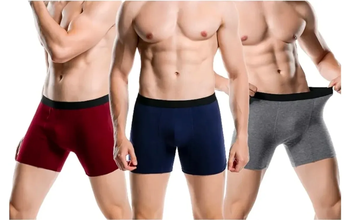 5Pcs Men's Boxers Multi-colored - Size M