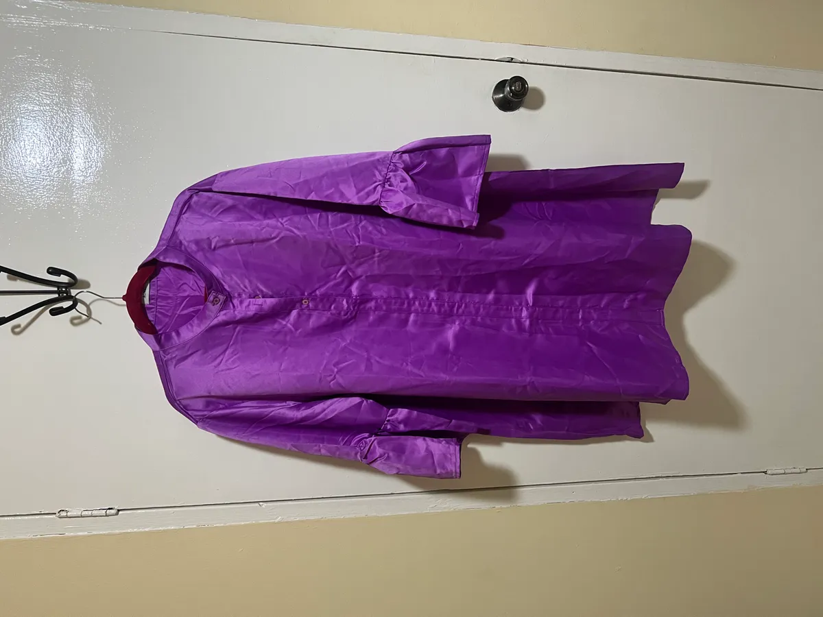 3XL Lavender Satin Tent Dress