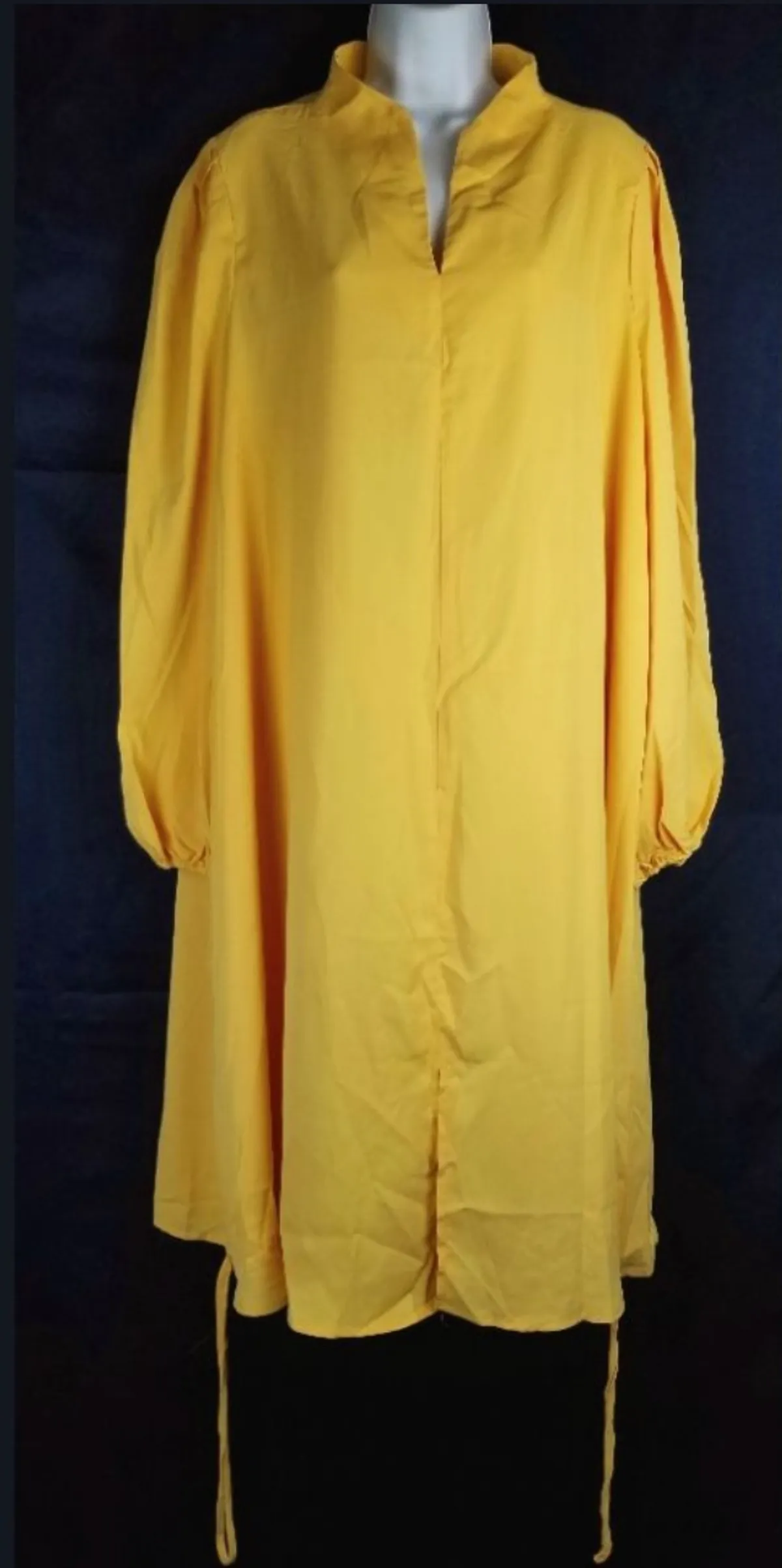2XL Yellow Plus Size Dress