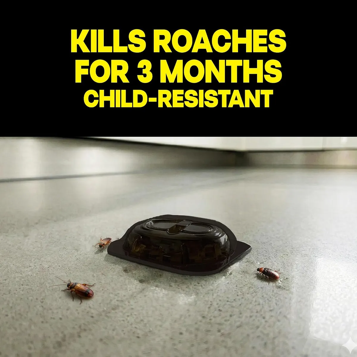 Raid Large Roach Baits, Kills Roaches for 3 Months, 4pk