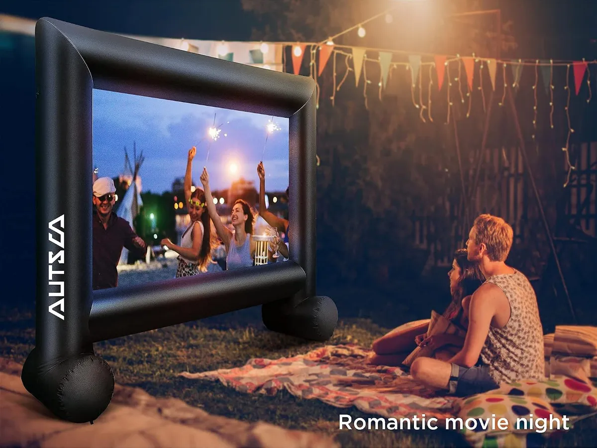 AUTSCA 14 Feet Inflatable Outdoor Movie Screen