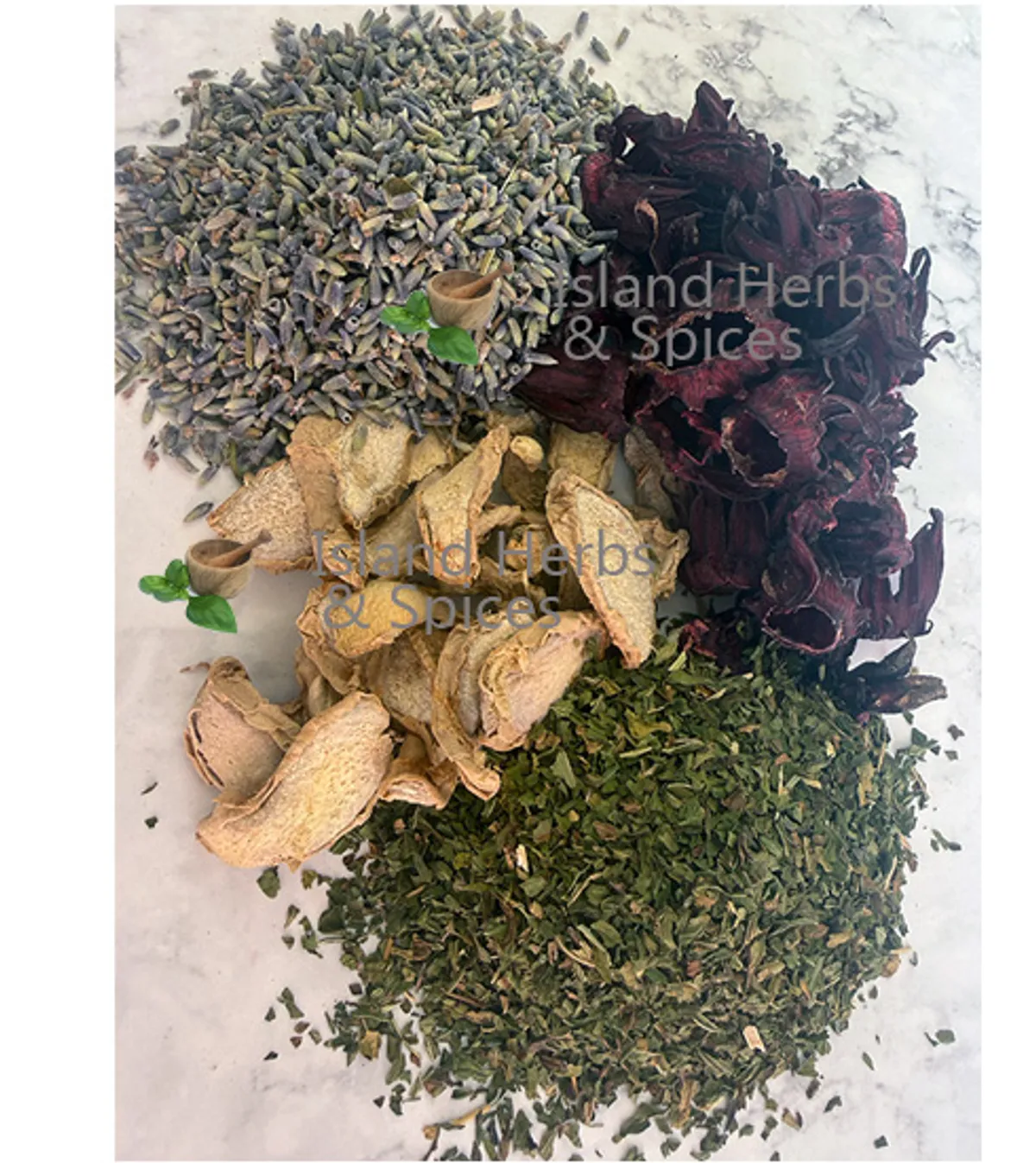Island Breeze Herbal Iced Tea | Hibiscus, Mint & Lemongrass