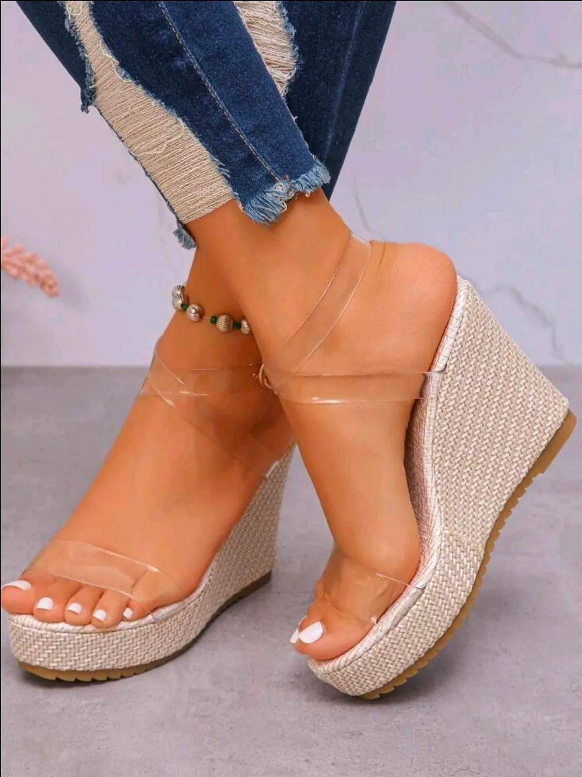 Women's Comfortable New Summer Platform Wedge Sandals - Size 9