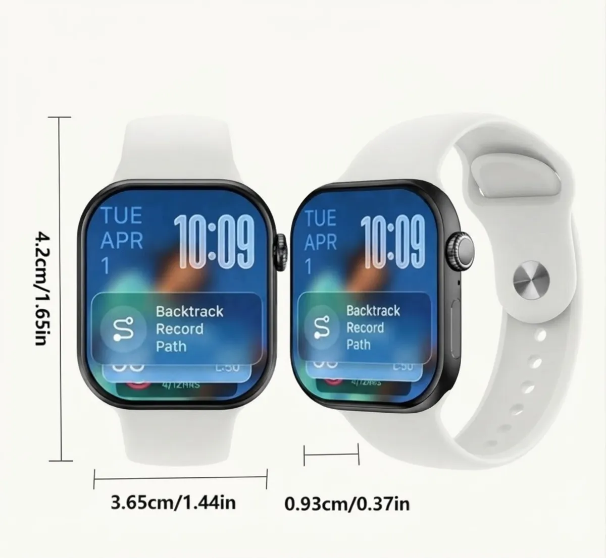 Microwear W 26 MINI Smart Watch, 1.85" Color AMOLED Display, 230mAh Built-InBattery, Watch Faces, Waterproof, Multi-Language Support, Compatible With Android/IOS