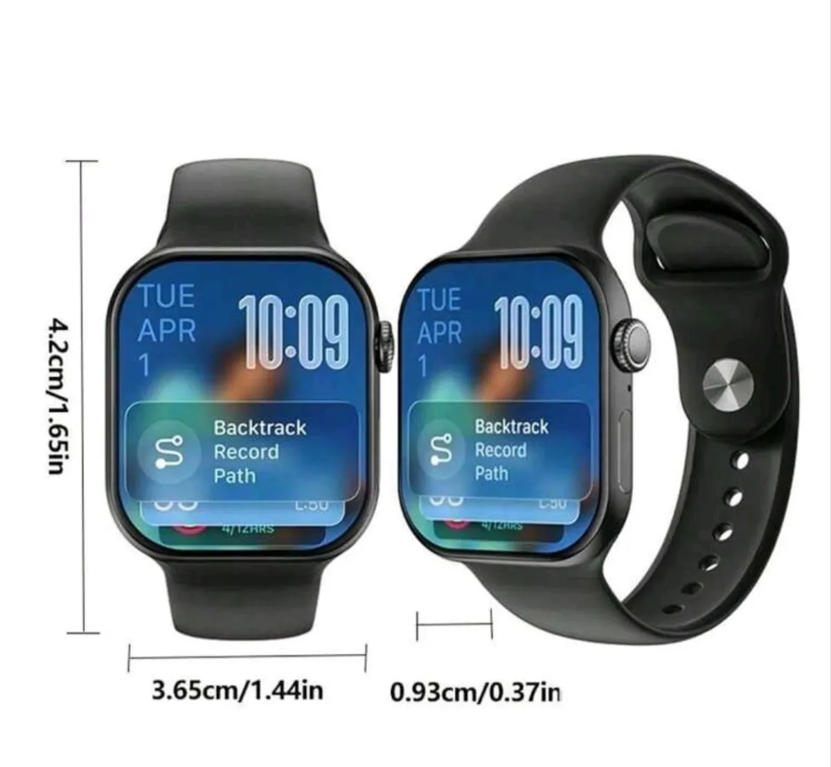 Microwear W 26 MINI Smart Watch, 1.85" Color AMOLED Display, 230mAh Built-InBattery, Watch Faces, Waterproof, Multi-Language Support, Compatible With Android/IOS