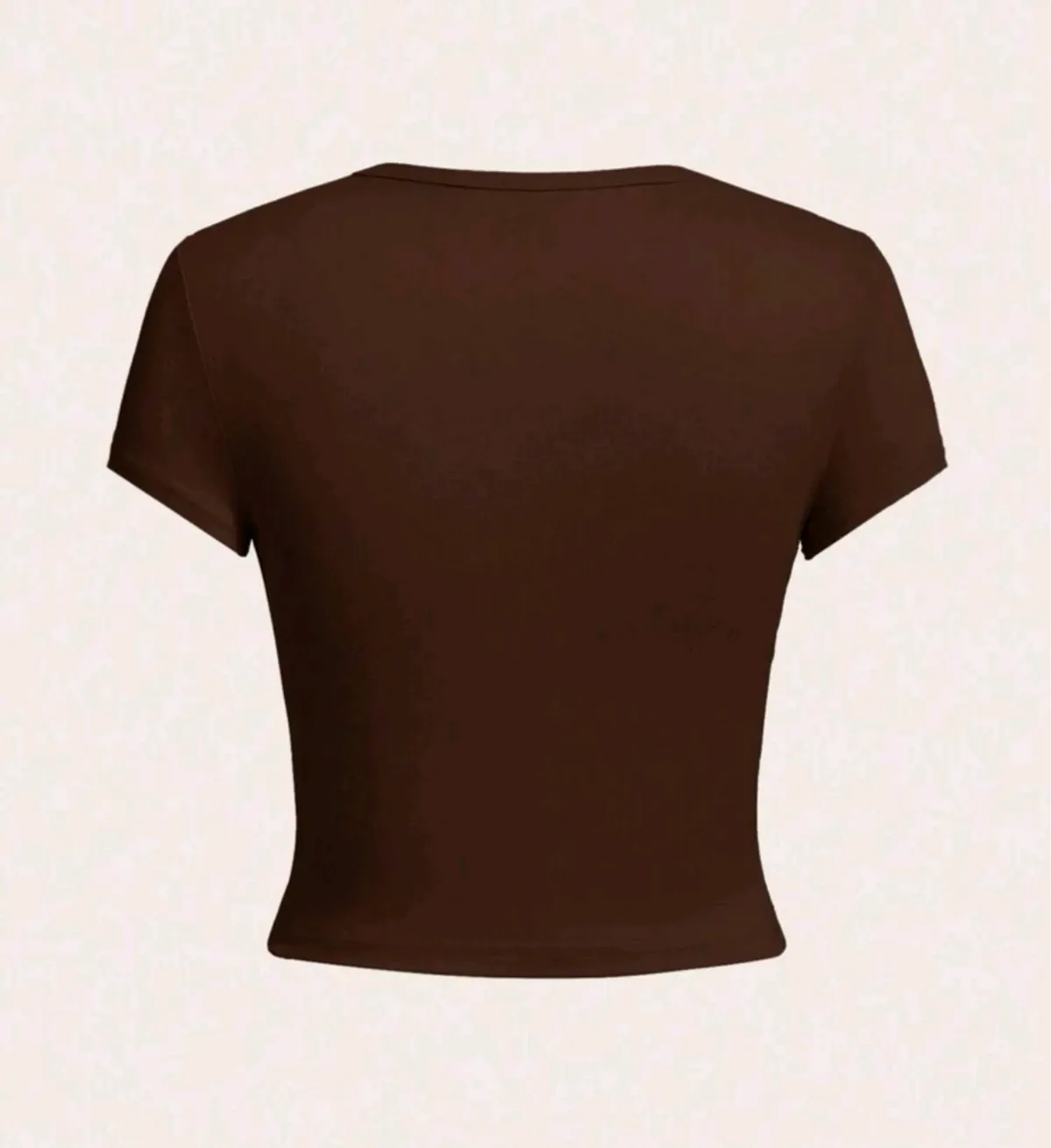 4PCS/Set Casual Round Neck Short Sleeve Fitted Women T-Shirts - Size L