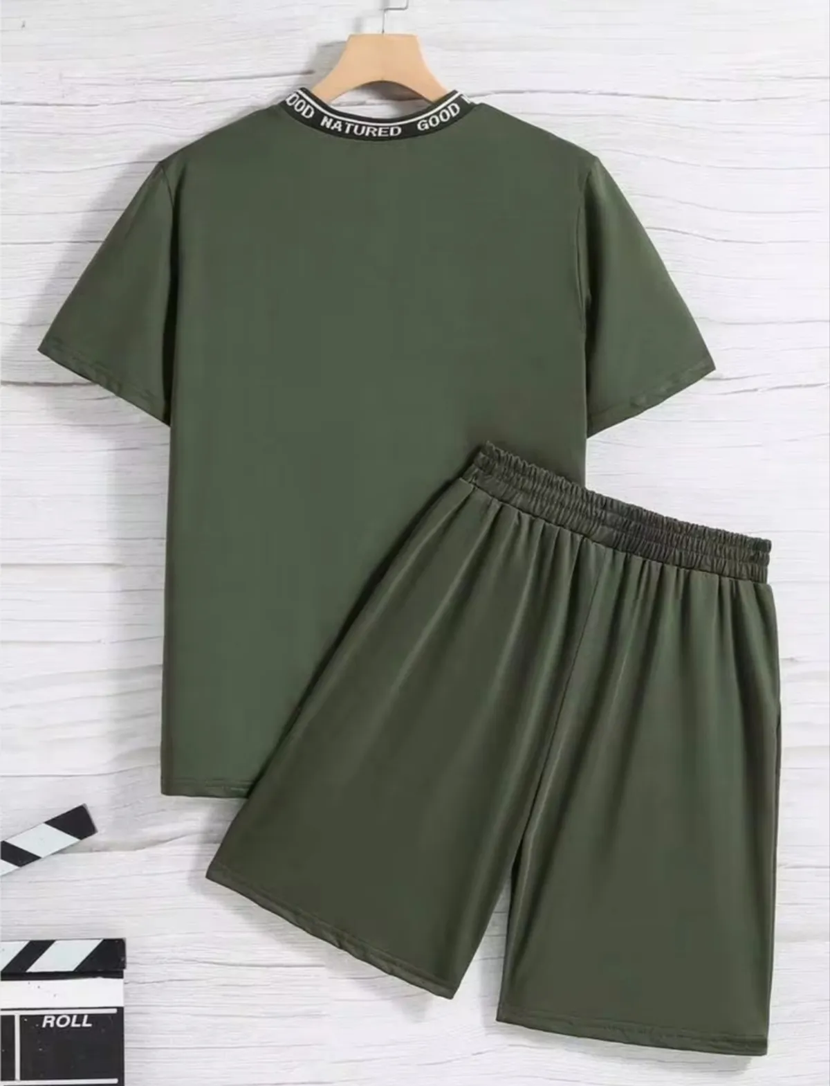 2PCS Set For Teens , Short Sleeve And Casual Shorts- Size 16Y