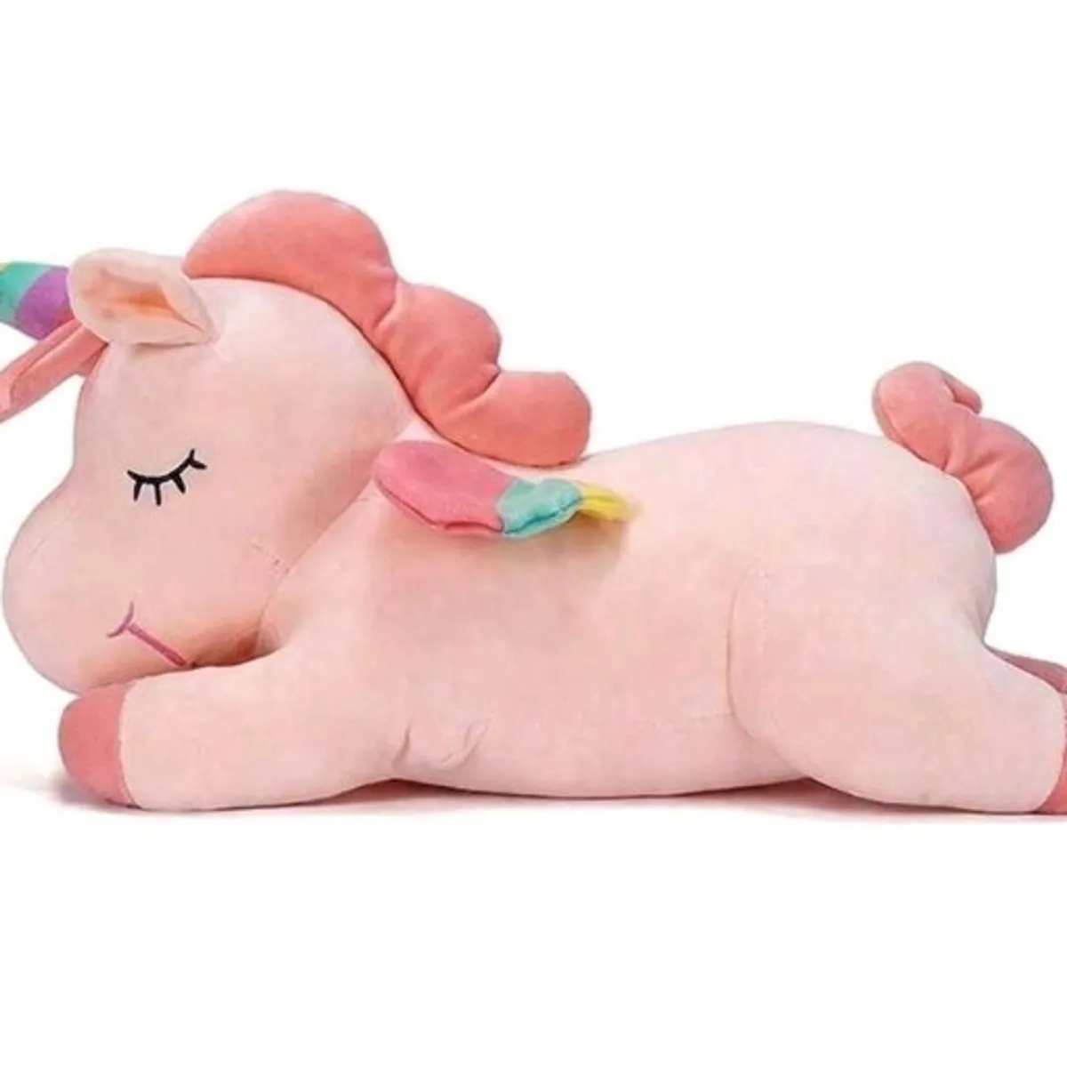 1pc Unicorn Plush Hugging Pillow Toy