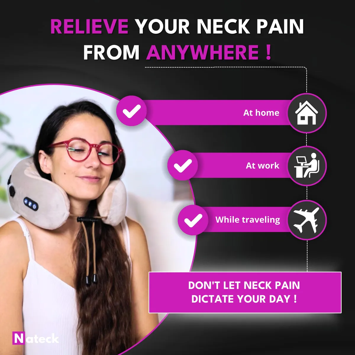 Portable Heated Neck Massager