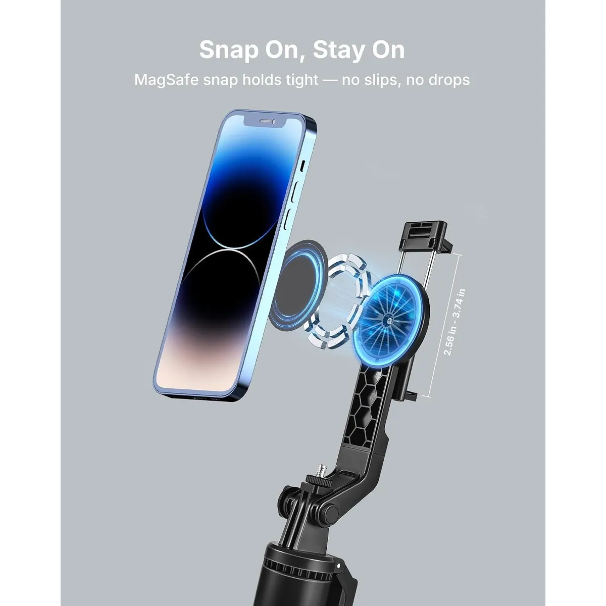 3-in-1 Vlogging Kit for iPhone, 71 Inch Tripod with Wireless Mic, 2 Fill Lights, Magnetic Phone Holder, Remote Control, Content Creator Set for TikTok, YouTube