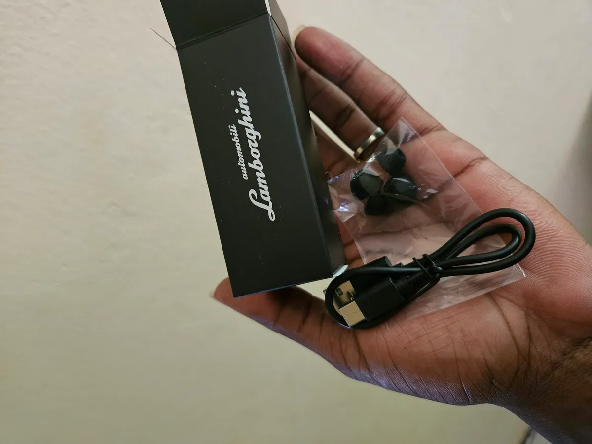 Lamborghini Huracan TWS700 Earbuds, Orange