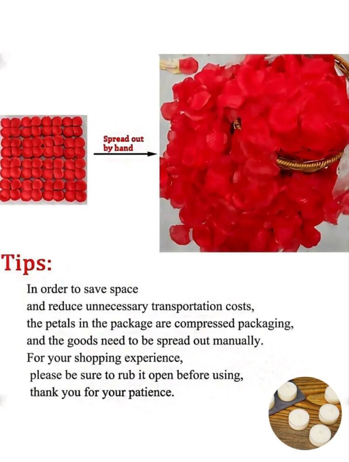 2000 PCS Artificial Rose Petals, Faux Rose Petals, Romantic Non-Woven Fabric Simulated Rose Petals, Red Rose Petals