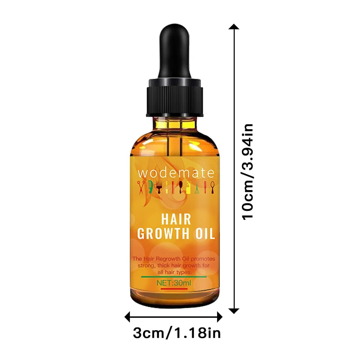 Wodemate hair Growth Oil 1 Oz