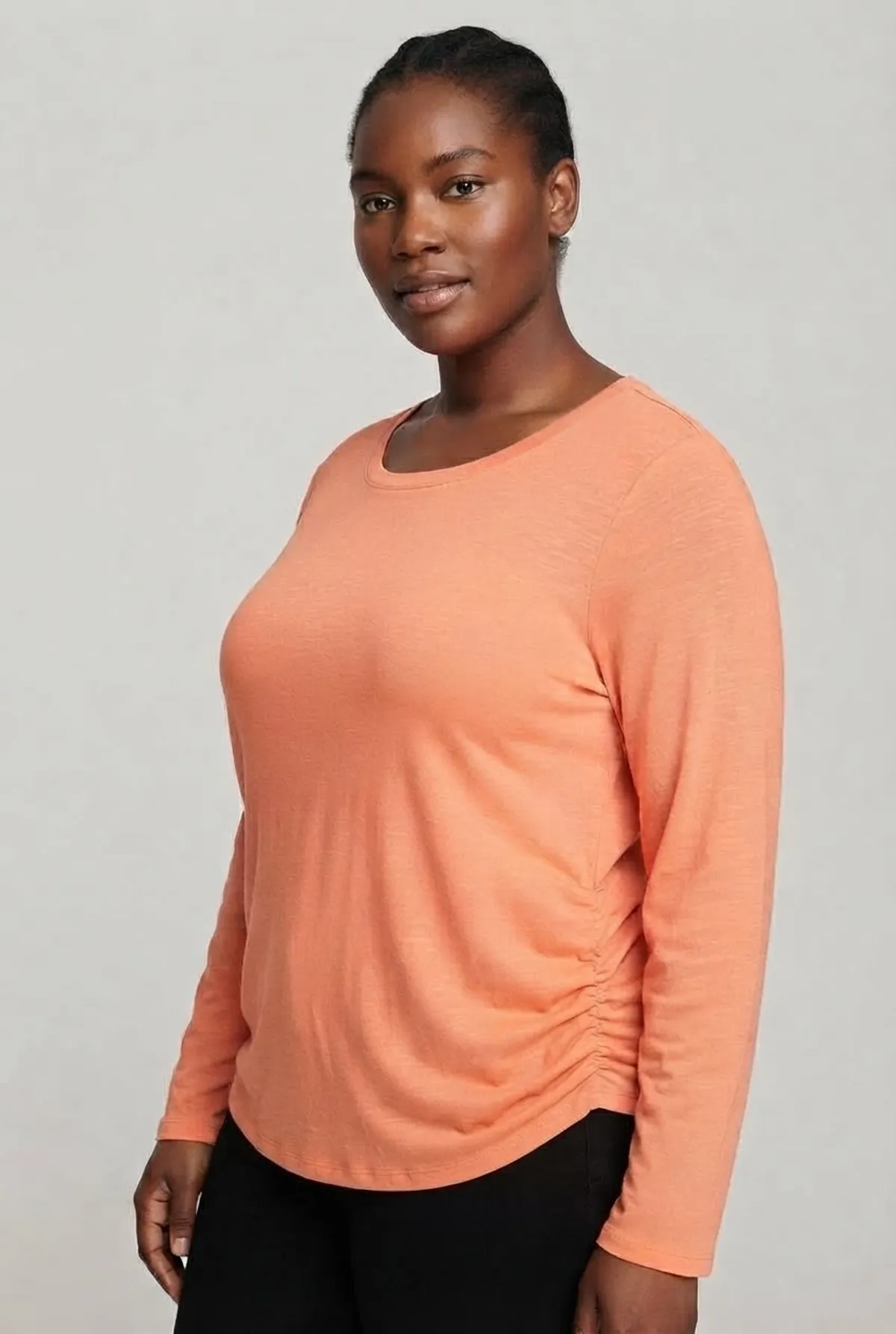 3PCS Women Long Sleeve Round Neck Tops, Loose Fit Fashionable - Size XL