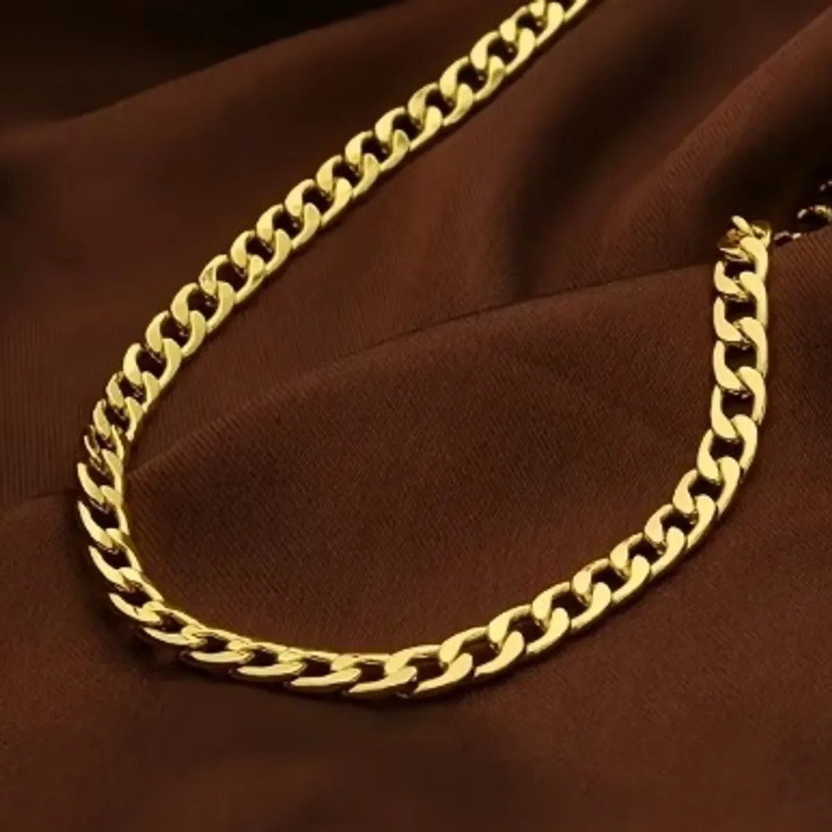 2pc Gold Bracelet Necklace Set