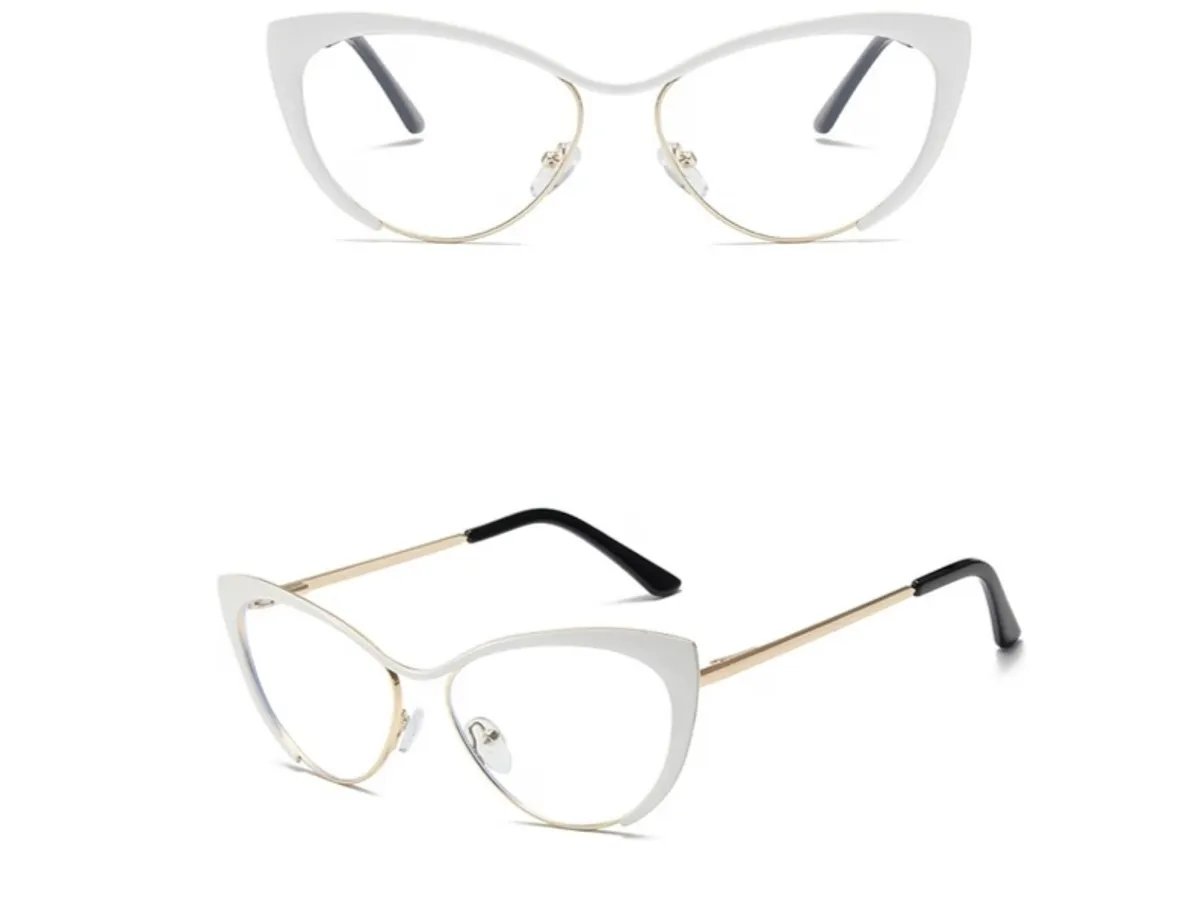 Women Trendy Cat Eye Fashion Glasses