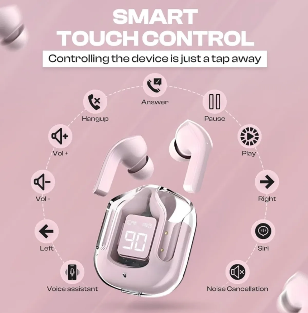 True Wireless Headphones Earbuds Ultrapods Max Wireless 5.3