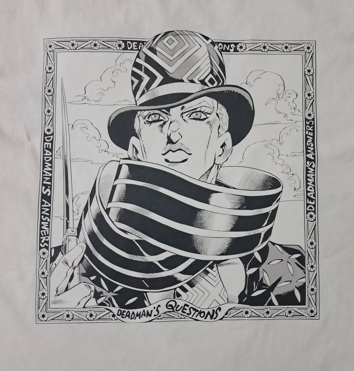 Dead Man's Questions, White, Medium