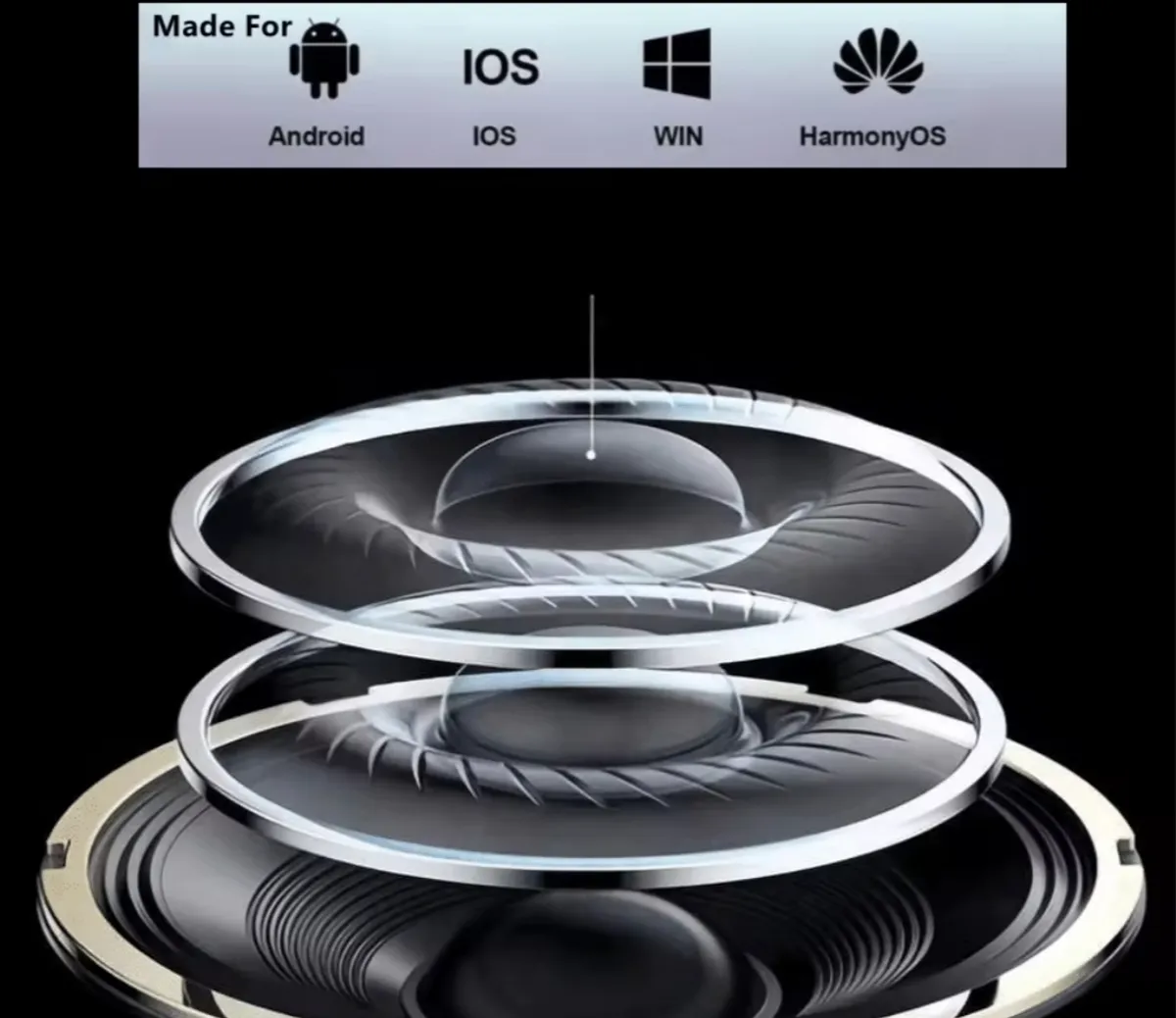 A6S Wireless Bluetooth Earbuds, Noise Cancelling Earphones With Microphone