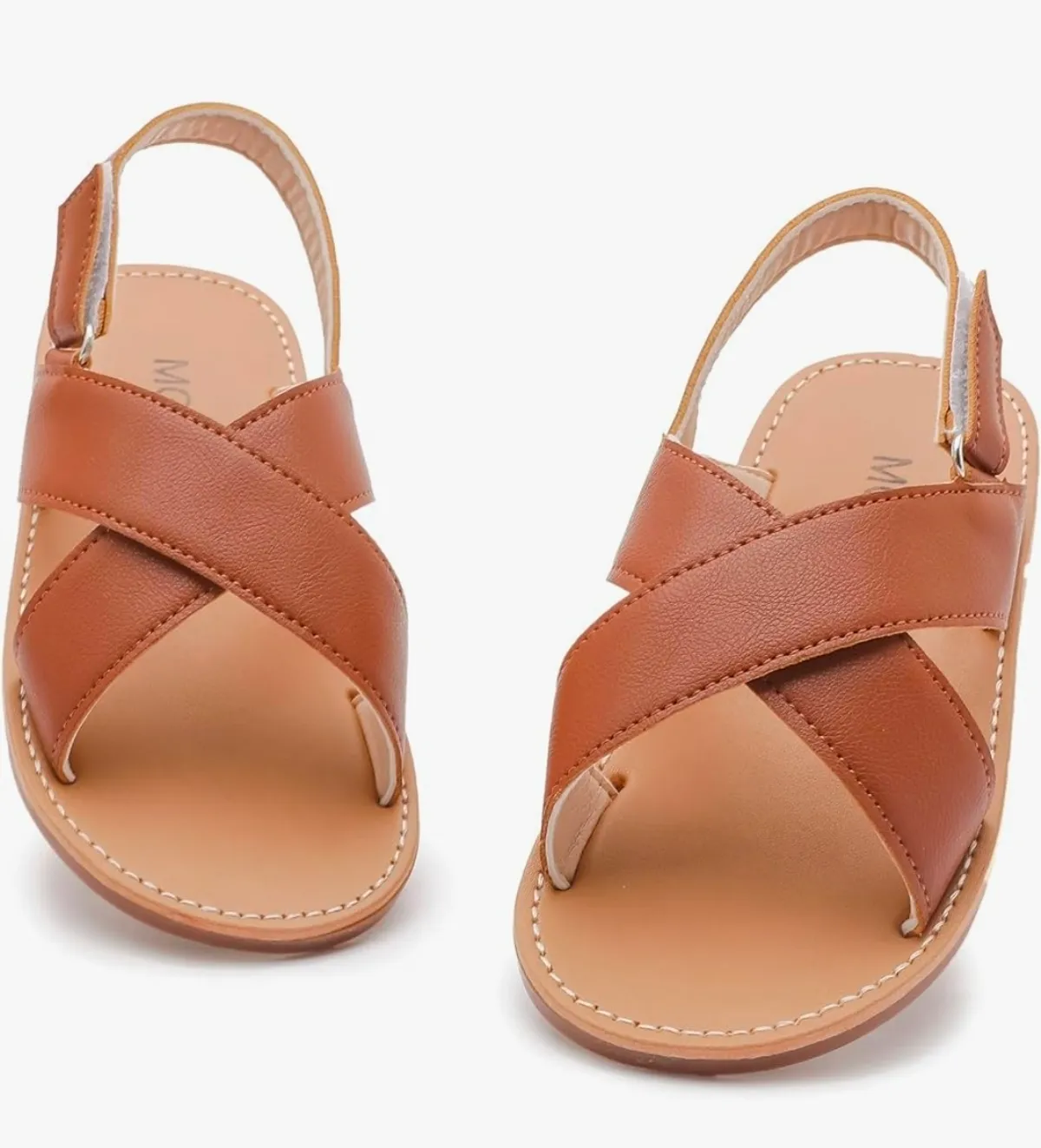 Girl's Summer Water Sandals Strappy Comfort Soft Flat Sandal - Size 6T