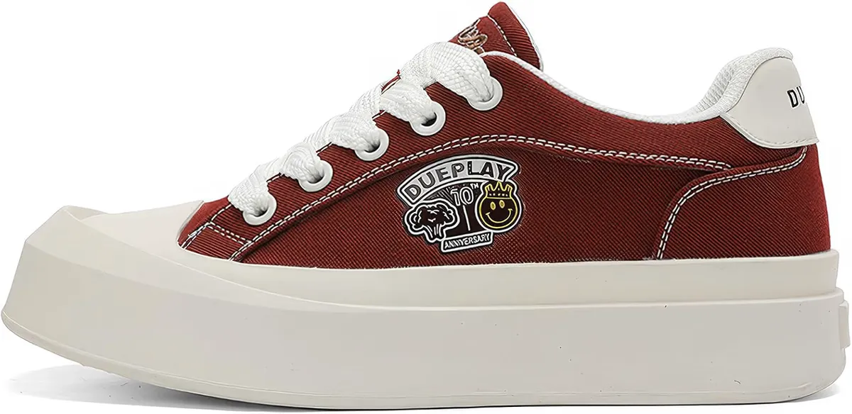 Platform Sneakers for Men Women Skate Shoes Casual Walking Tennis Shoes, 6.5