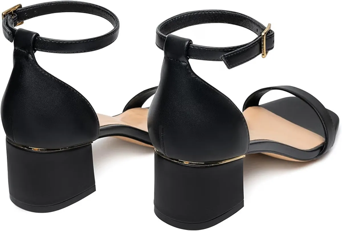 Low Heels for Women Block Chunky Open Toe Ankle Strap Pumps
Comfy Fashion Heeled Sandals for Women Adjustable Buckle 2.16 Inches Work Causal Party Wedding, Size: 8