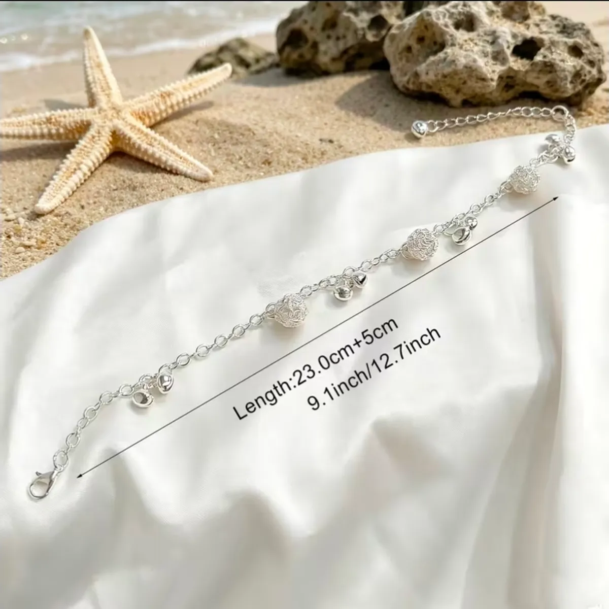 1pc Sweet Little Bear Bell Anklet
