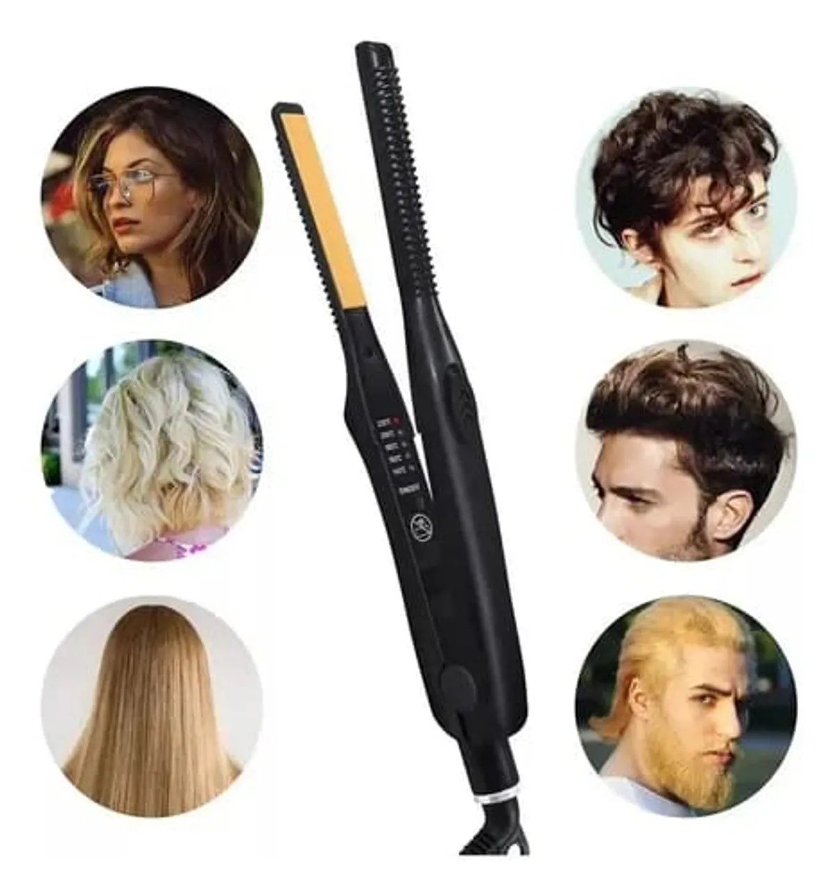 Ceramic curling iron for ultra thin hair