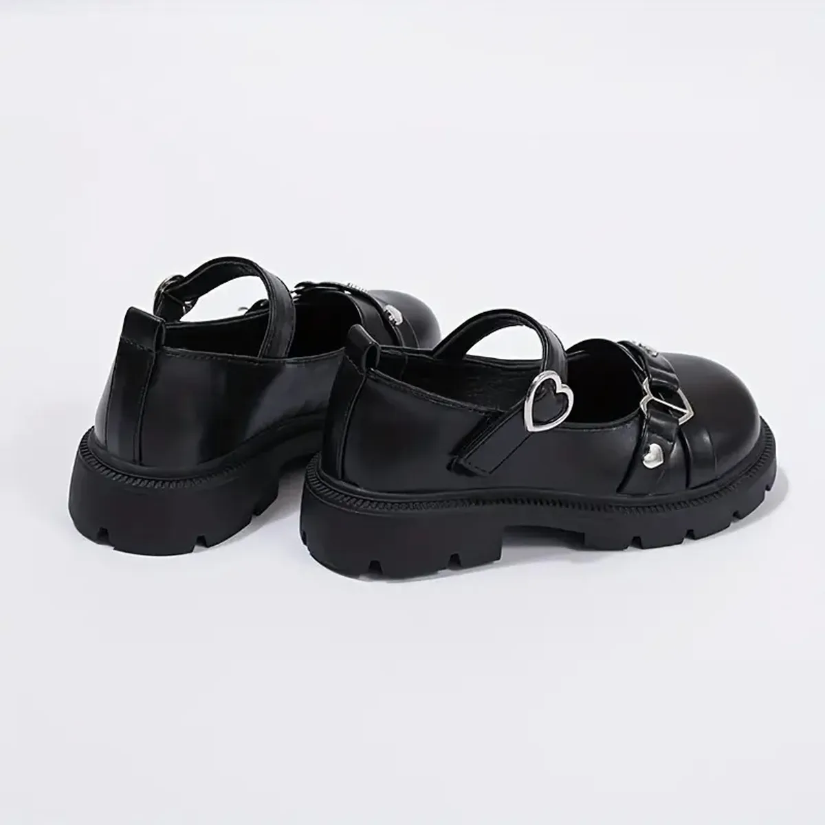 Black Shoes For Girls, Comfortable Non Slip Soft Flat Sole Shoes For Indoor Outdoor Party, Autumn - 35 size
