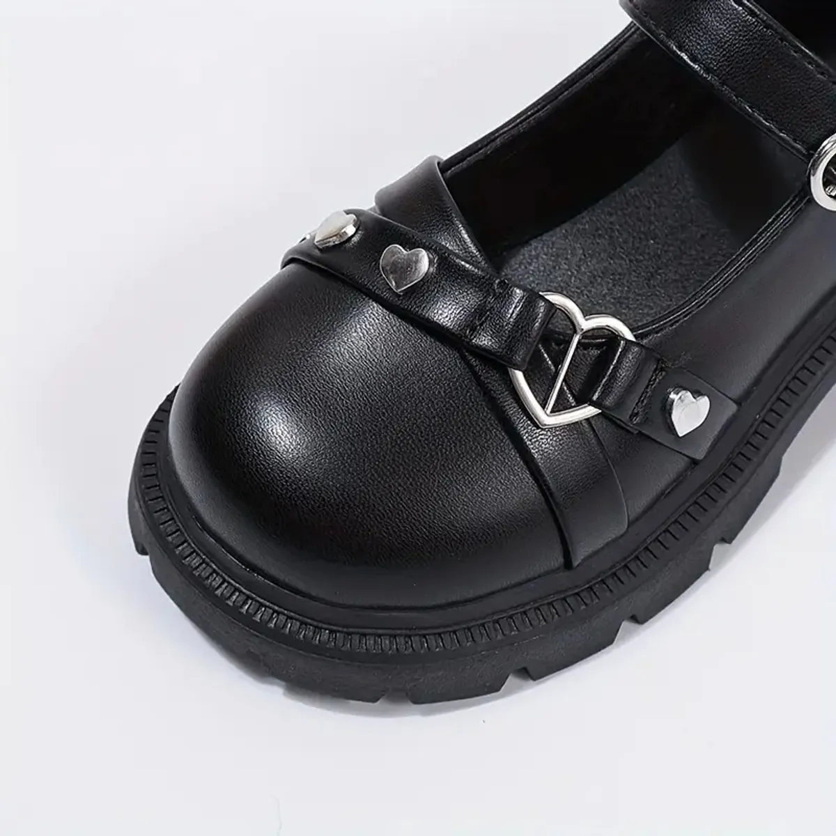 Black Shoes For Girls, Comfortable Non Slip Soft Flat Sole Shoes For Indoor Outdoor Party, Autumn - 35 size