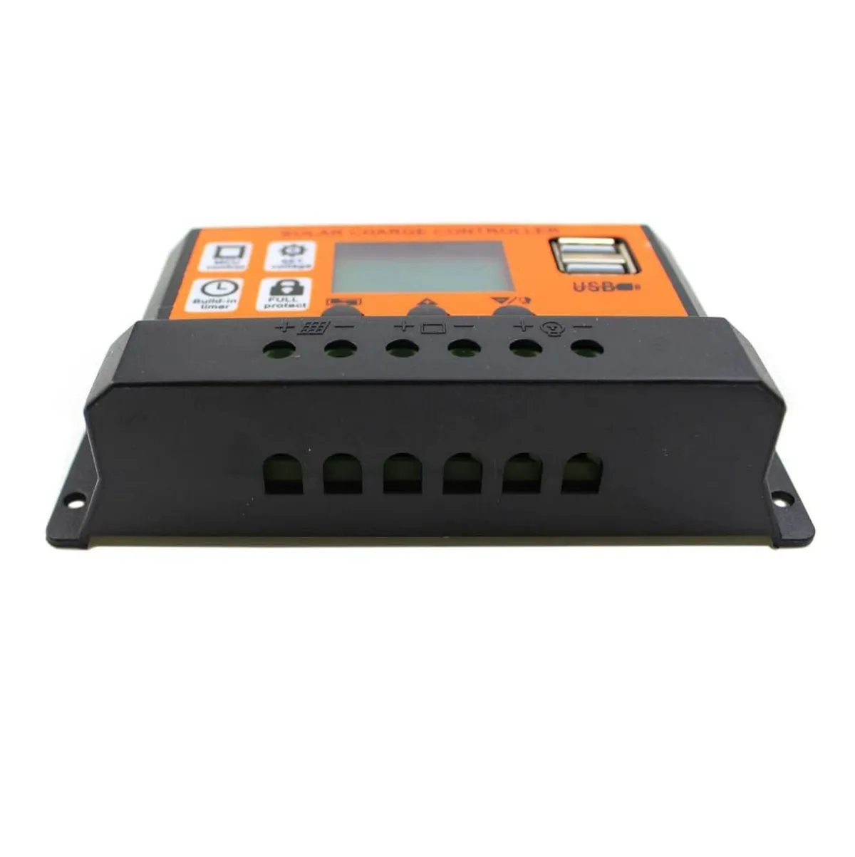 DIGISHUO PWM Solar Charge Controller, 12V/24V 10A Solar Panel Battery Regulator, Dual USB LCD Display, A280