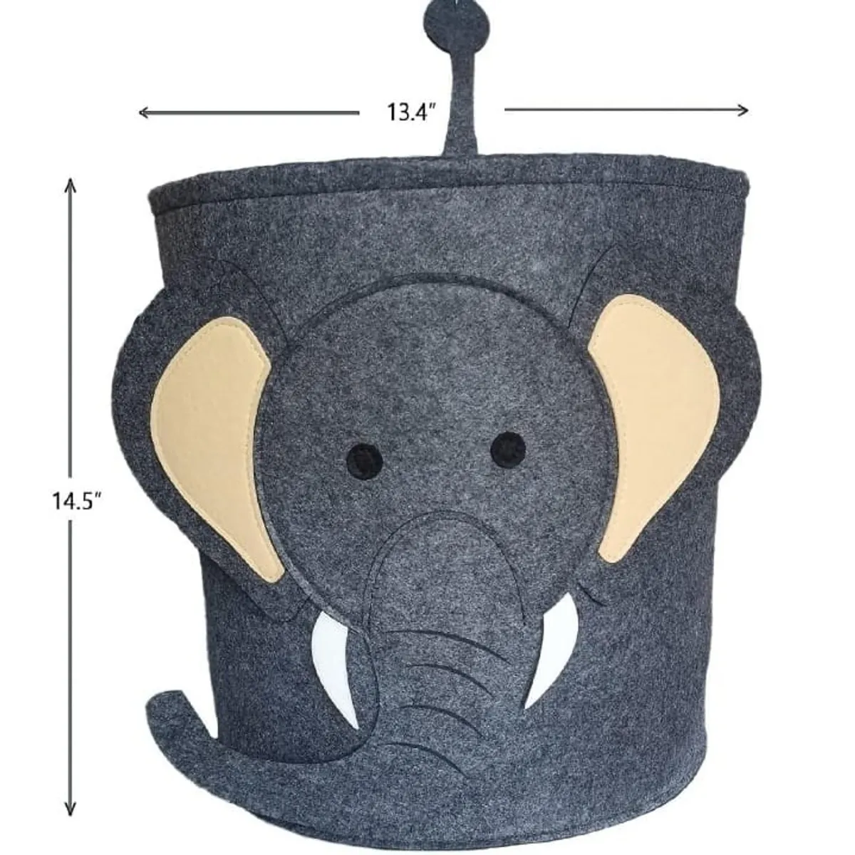 Cute Animal Foldable Storage Baskets Elephant Toy Basket Space saving Collapsible Laundry Basket Organizer Storage Baskets for Kids Animal Storage Baskets Home Dirty Cloth Storage Basket(Pcs 1
off