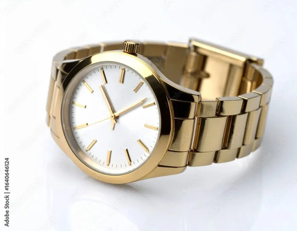 wrist watch isolated on white