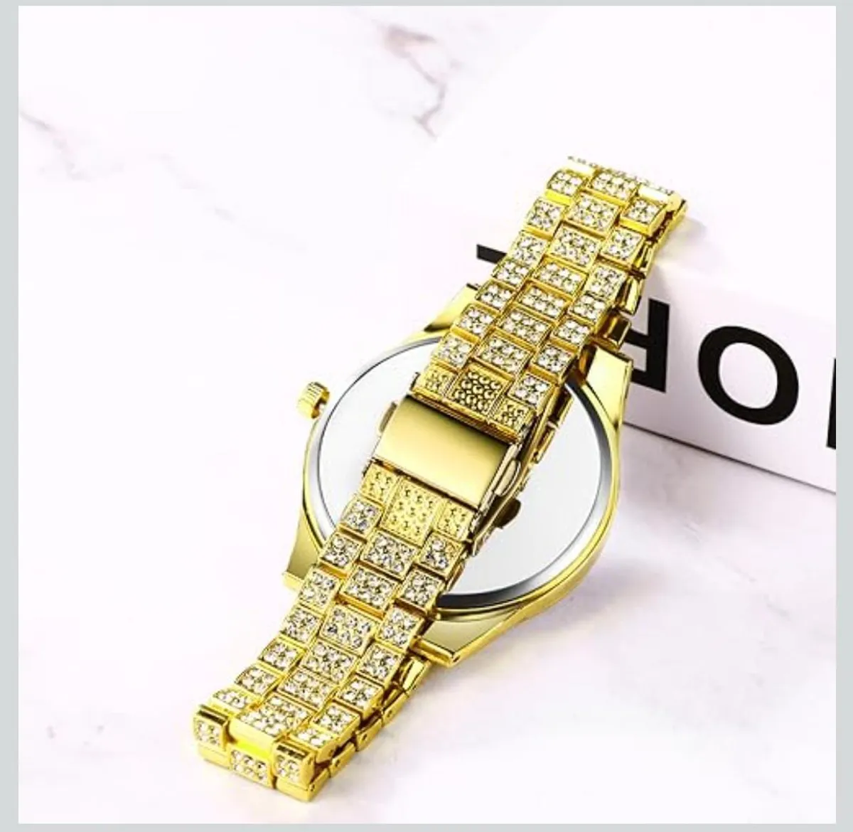 Quarts Diamond  Men Watch