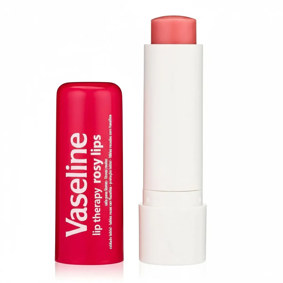 Vaseline Lip Therapy - Rosy Lips, Fast-Acting Nourishment, Ideal for Chapped, Dry, Cracked, or Damaged Lips, Lip Balm, 0.16 oz